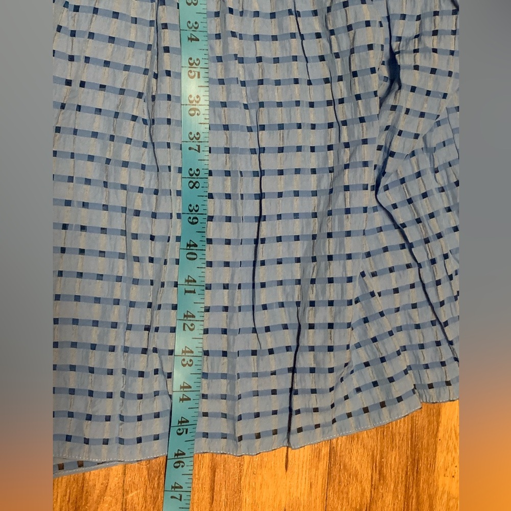 English Factory Gingham Tiered Midi Dress With Bow Puff Sleeve Maxi Sundress NWT - Picture 16 of 17